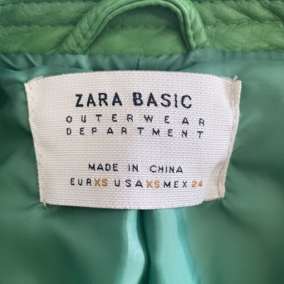 ZARA faux leather Moto Jacket - Picture 5 of 8